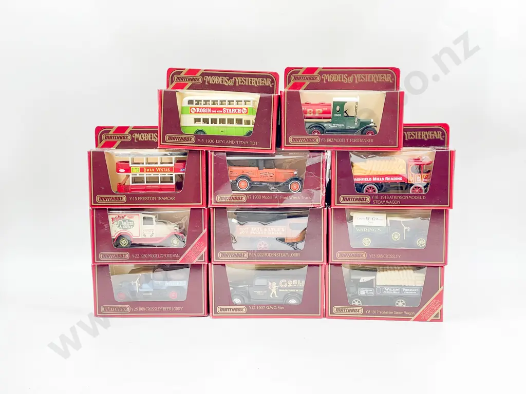 Eleven Models of Yesteryear Red Boxed Image 1++