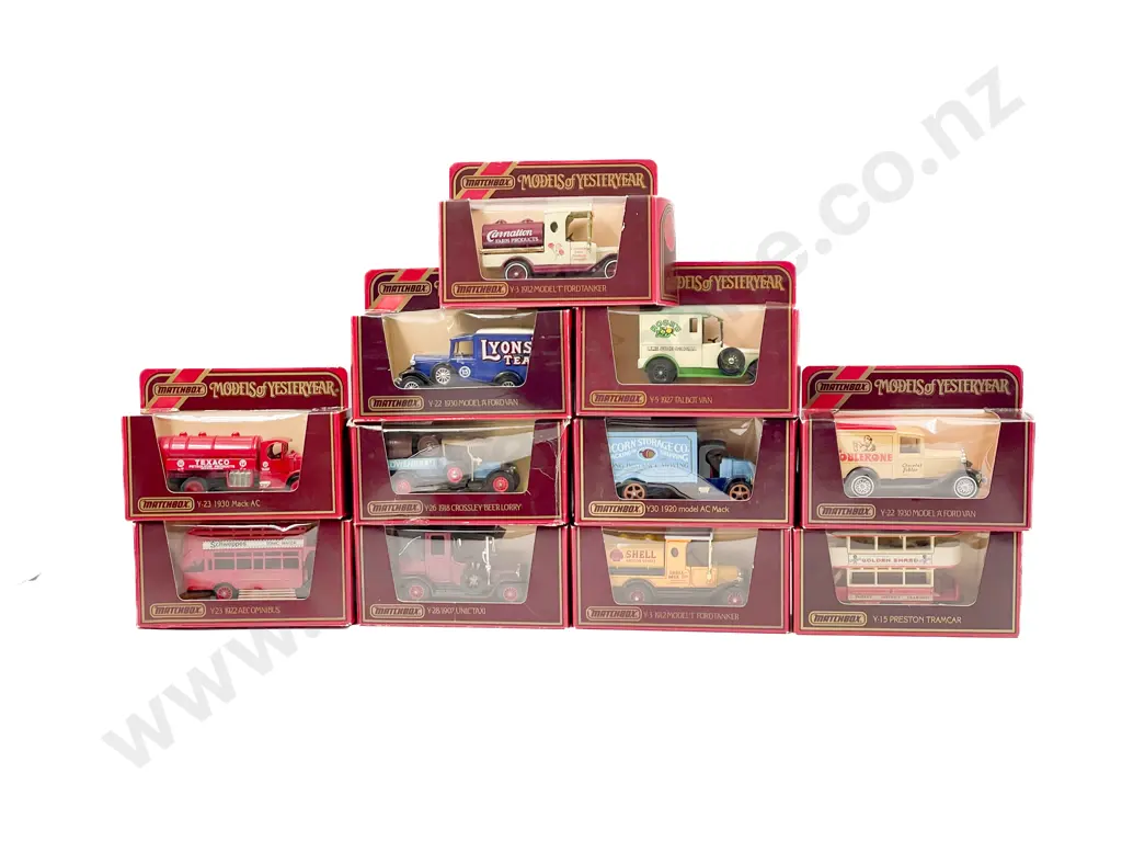 Eleven Models of Yesteryear Red Boxed Image 1++