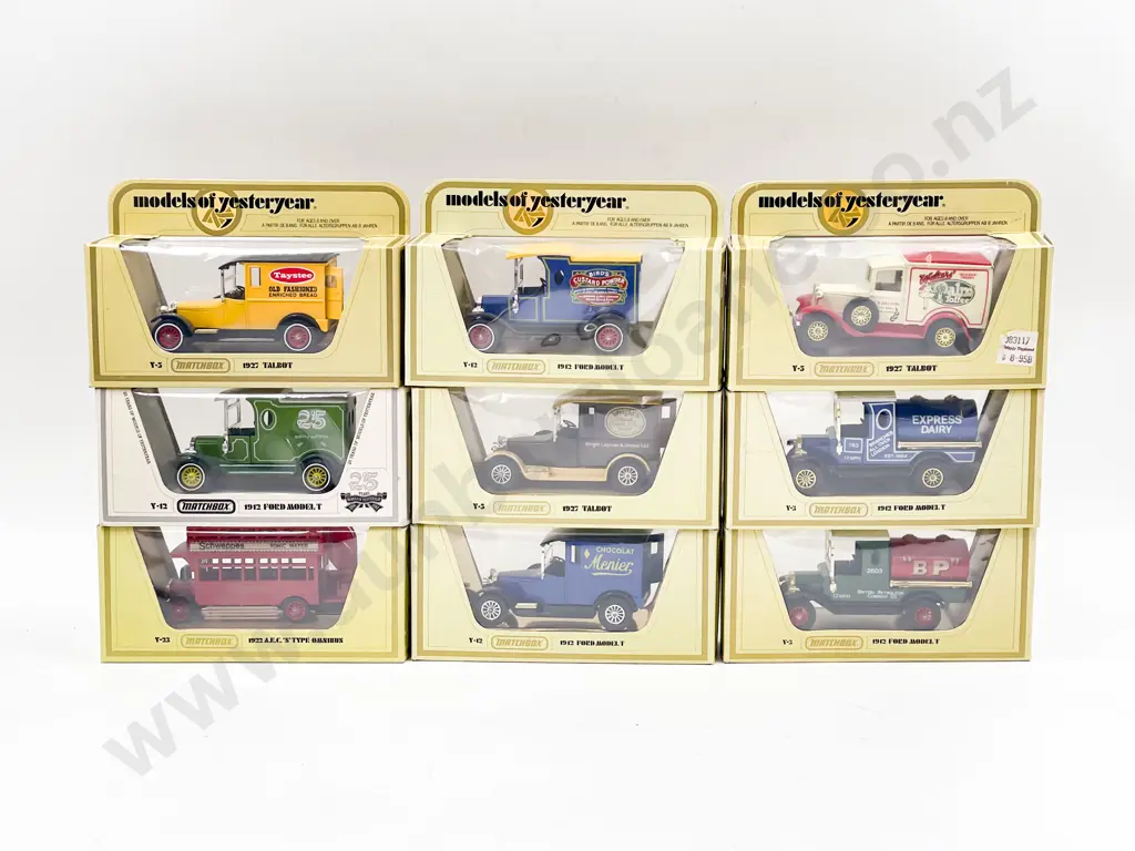 Nine Models of Yesteryear Yellow Boxed Image 1++