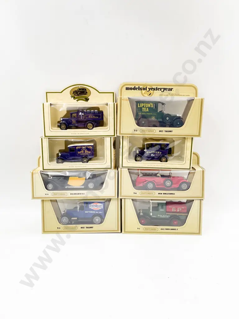 Six Models of Yesteryear Yellow Boxed Models and Two Cadburys Image 1++