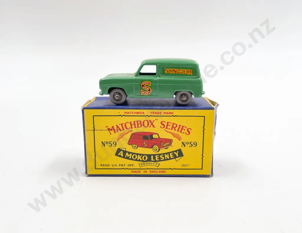 Matchbox A Moko Lesney Boxed No59 Ford Singer Van Image 1++