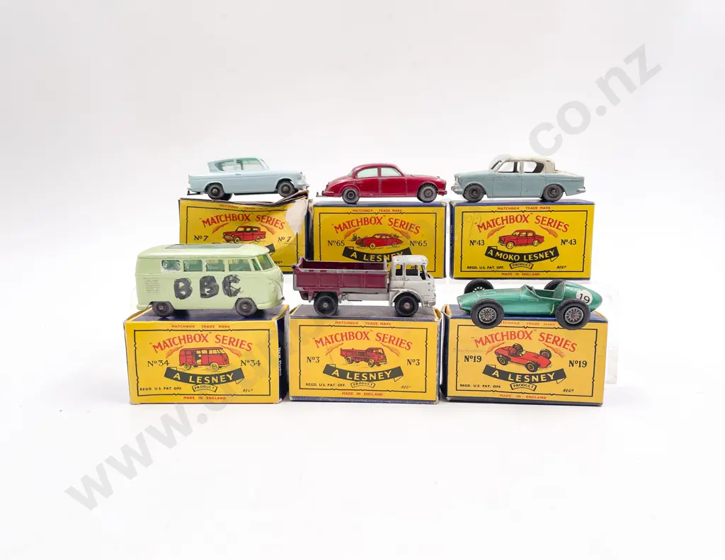 Matchbox Lesney Boxed No3 No7 No19 No34 No43 No65 Image 1++