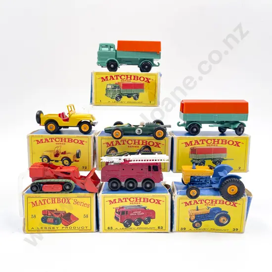 Matchbox Series Boxed 1 2 19 39 58 72 63