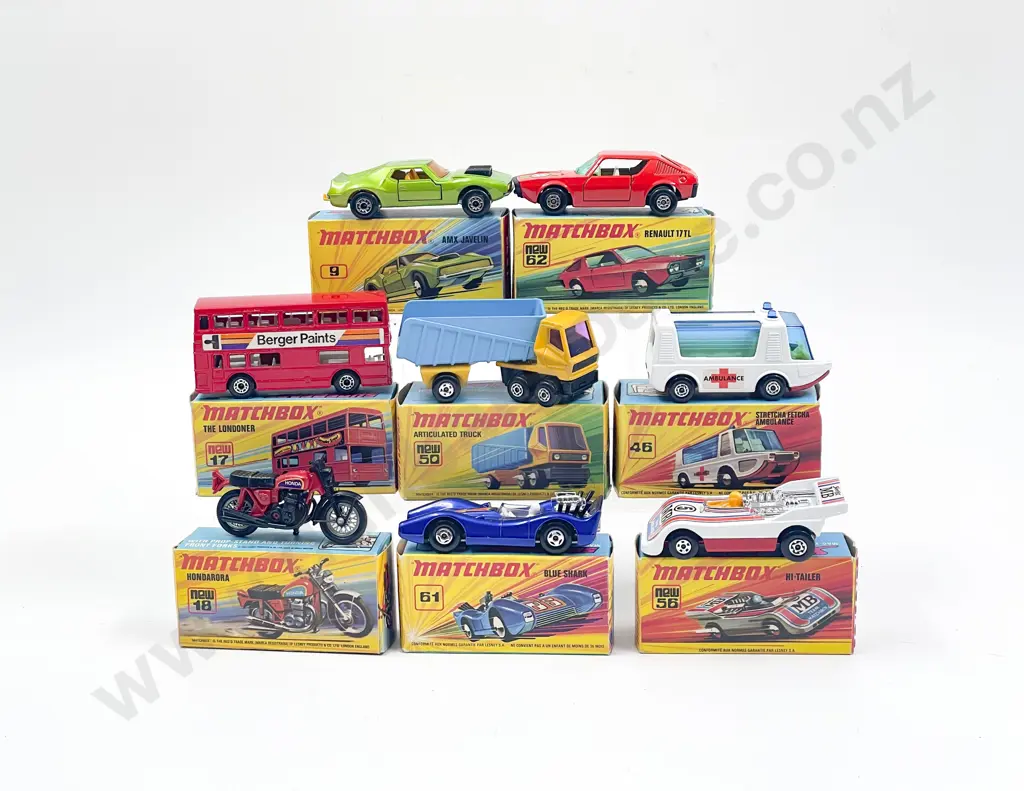 C1970's Eight Boxed Matchbox 1-75 Series Models Image 1++