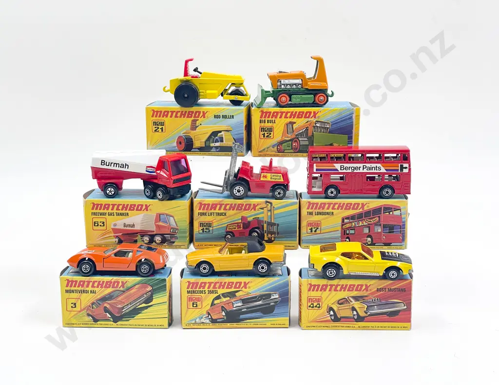 C1970's Eight Boxed Matchbox 1-75 Series Models Image 1++