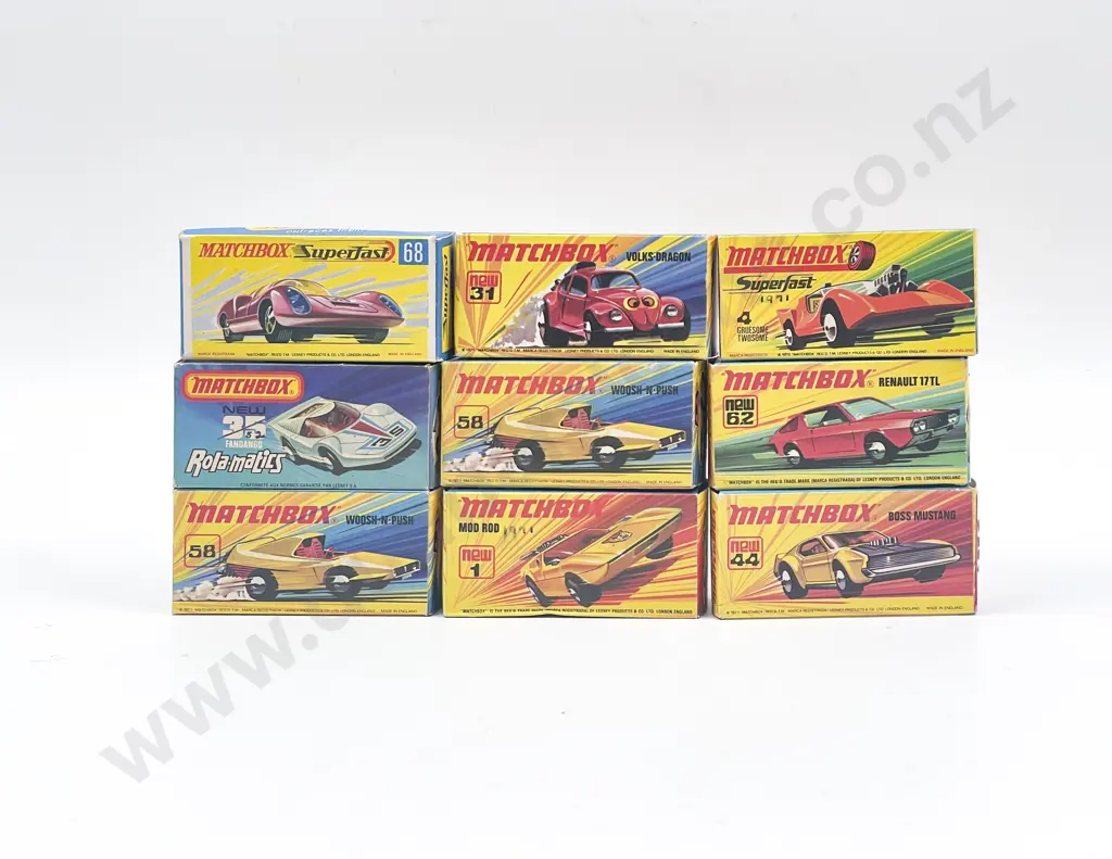 Matchbox 1-75 Series Superfast Models Boxes Only Image 1++