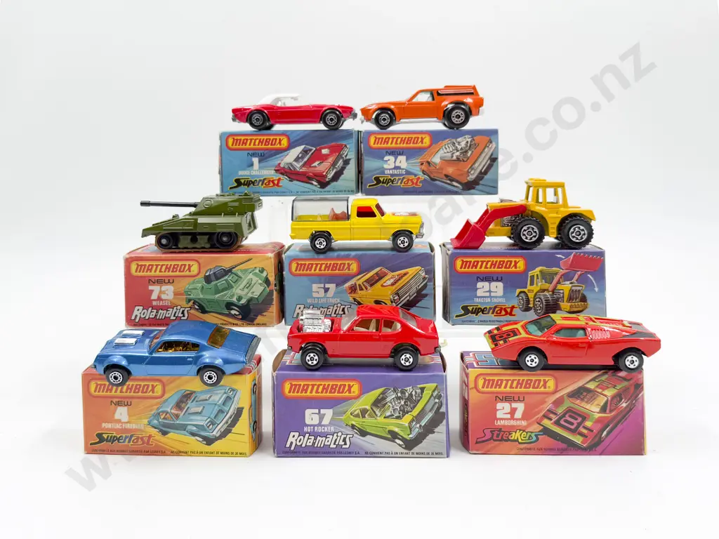 C1970's Eight Boxed Matchbox 1-75 Series Superfast Models Image 1++