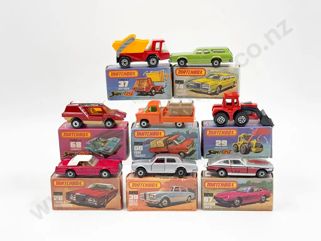 Eight Boxed Matchbox 1-75 Series Superfast Models Image 1++