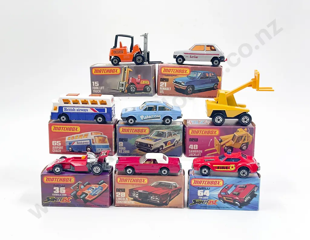 Eight Boxed Matchbox 1-75 Series Superfast Models Image 1++