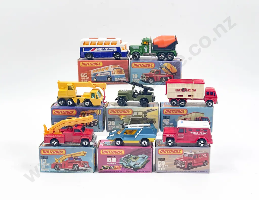 Eight Boxed Matchbox 1-75 Series Superfast Models Image 1++
