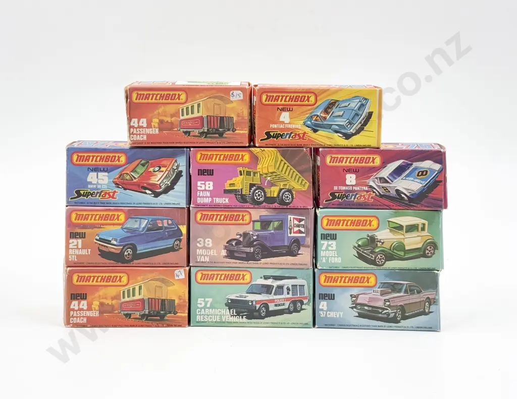 Eleven Boxed Matchbox 1-75 Series Superfast Models Image 1++