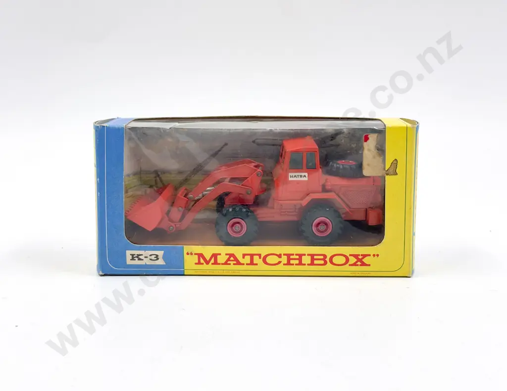 Matchbox King Size Boxed K-3 Hatra Tractor Shovel Image 1++