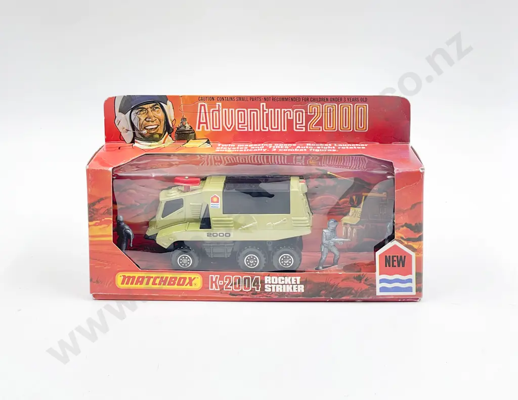 Matchbox Adventure 2000 Boxed K-2004 Rocket Stricker Image 1++