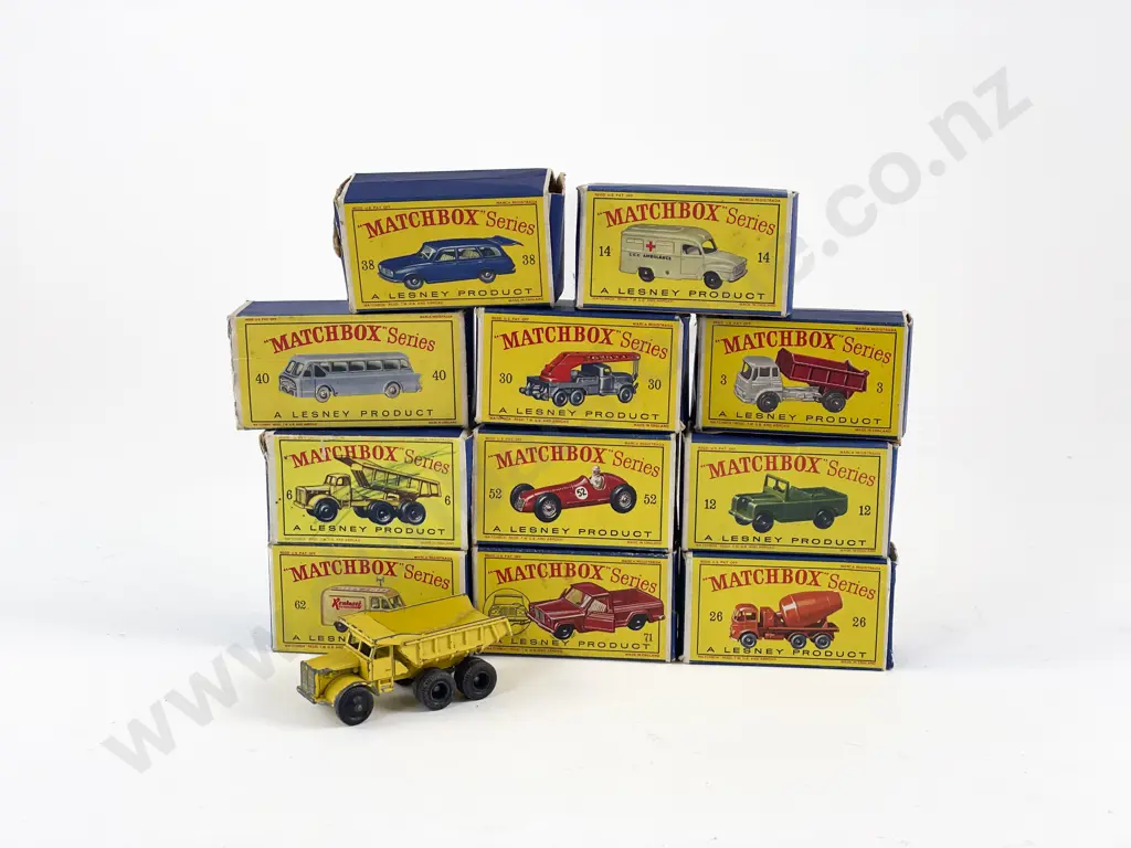 Matchbox Series Eleven Boxed Models playworn with boxes average condition Image 1++