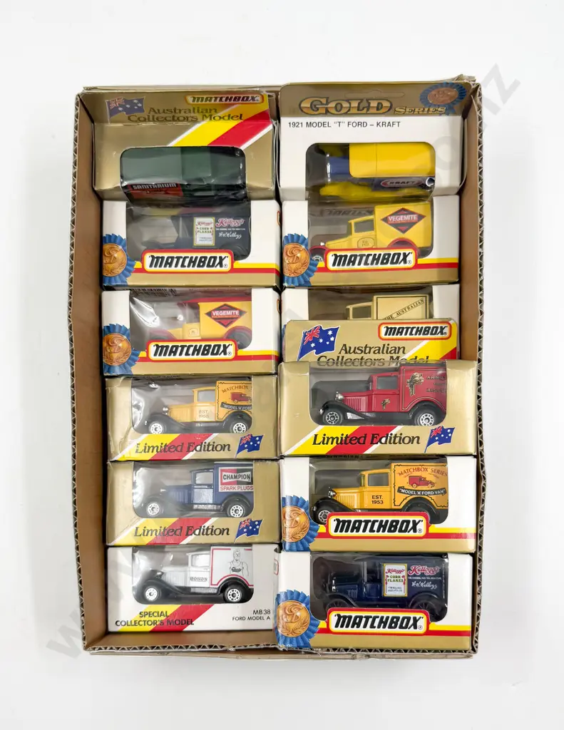 15 Matchbox MB Window Mainly Gold Edition Boxed Models Image 1++
