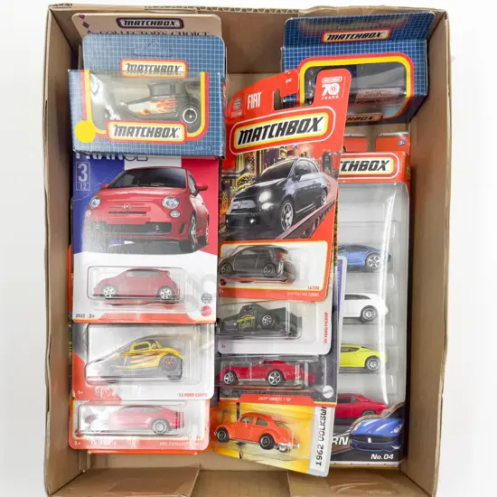 10 Matchbox MB Bubble Window Boxed Models and Two Part Packs