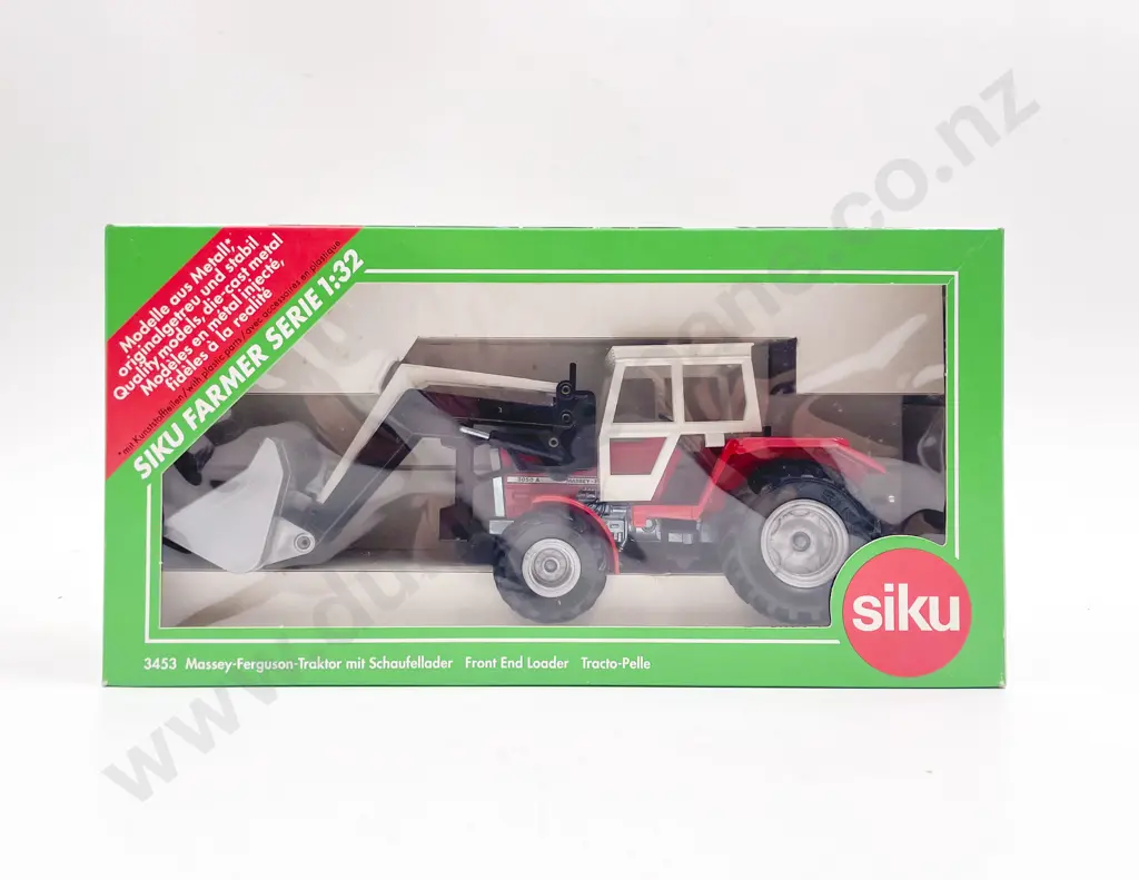 Boxed Siku Farmer Series 1:32 3453 Massey Ferguson Front End Loader Image 1++