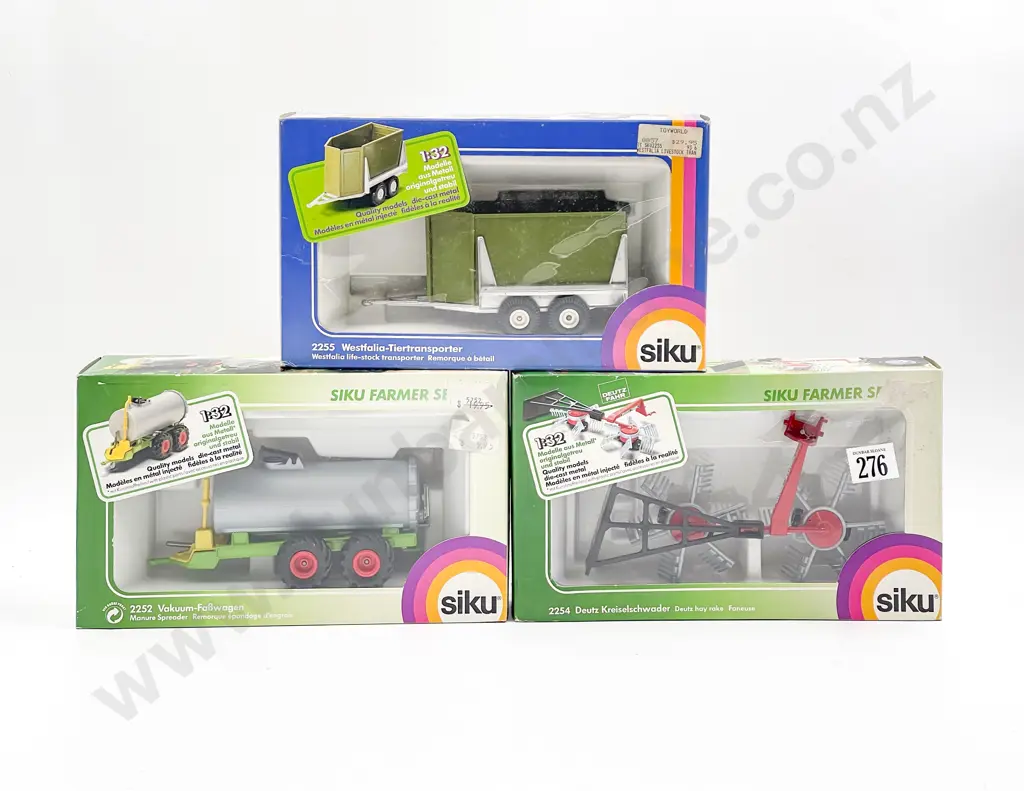 Boxed Siku Farmer Series 1:32 2252 2254 and 2255 Image 1++