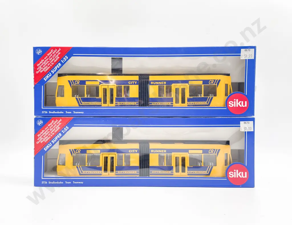 Boxed Siku Super 1:55 3726 Tram x2 Image 1++