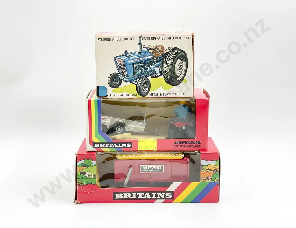 Britains Boxed 9430 Honda 4x4 All Terrain Vehicle and Trailer 9572 9527 Image 1++