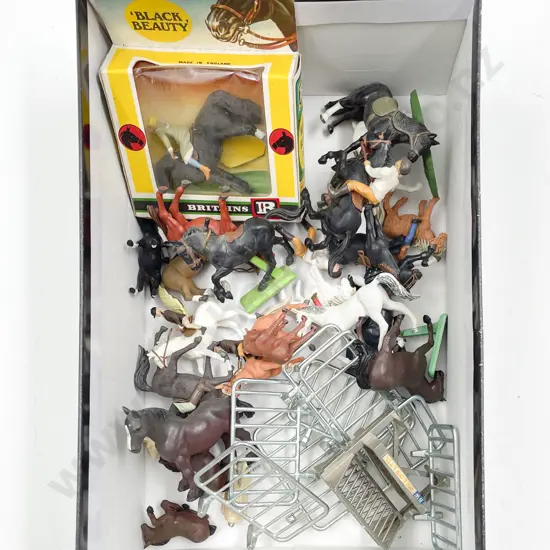 Britains Boxed 2001 Black Beauty with Qty Unboxed Horse and Riders