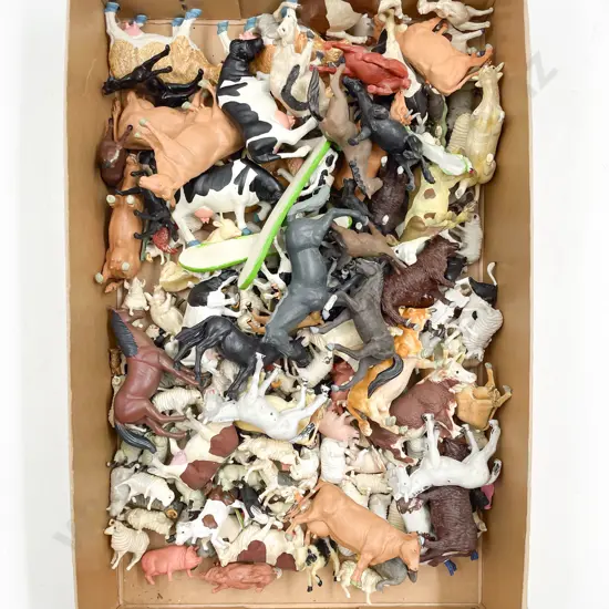 Qty Mainly Britains Plastic Farm Animals Farm Buildings and Assorted Accesories