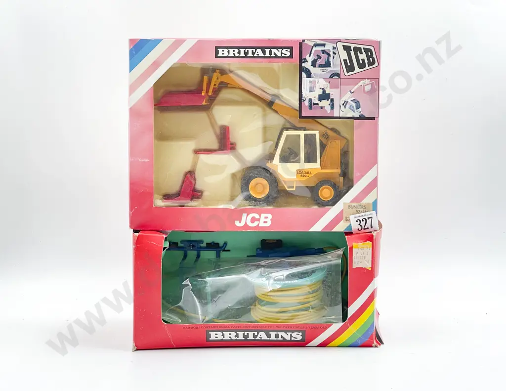 Britains Boxed 9519 JCB Loadall 9547 Hose Drum Irrigator Image 1++