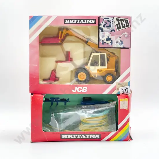 Britains Boxed 9519 JCB Loadall 9547 Hose Drum Irrigator