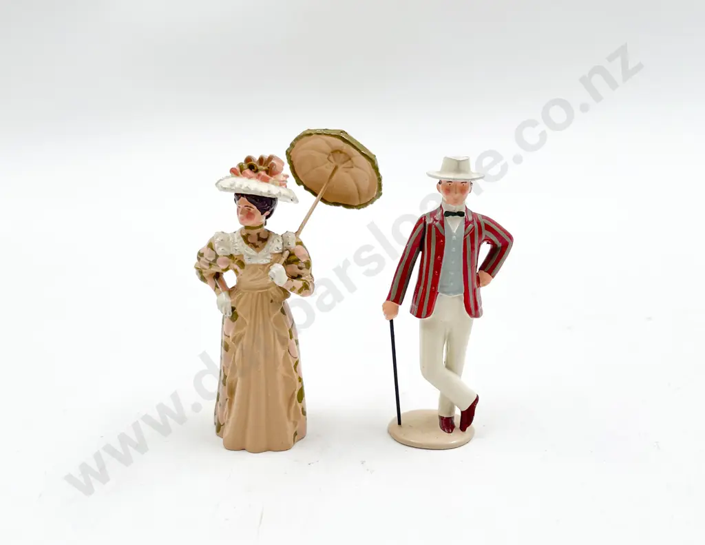 Imperial Productions No 17 Lady with Open Parasol & No 52 Man About Town Image 1++