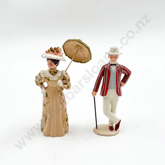Imperial Productions No 17 Lady with Open Parasol & No 52 Man About Town