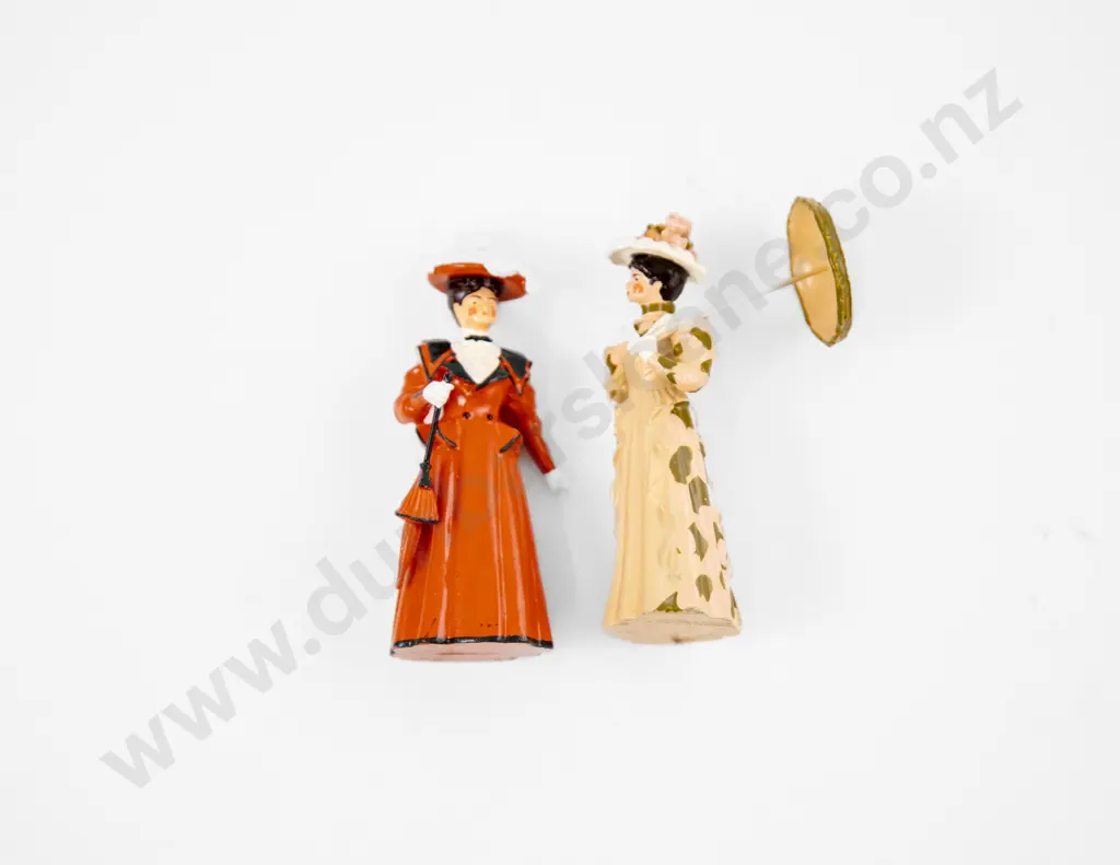Imperial Productions No 6 & No 15 Lady with Closed and Open Parasols Image 1++