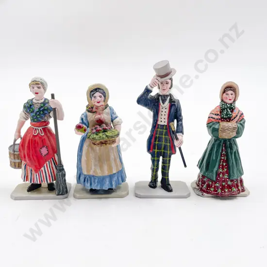 King & Country Four Boxed World of Dickens Metal Figures