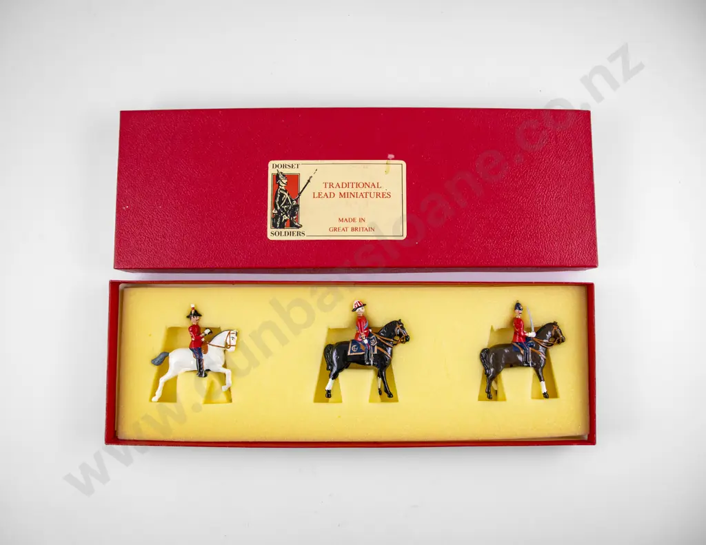Boxed Dorset Soldiers The Thoroughbred Collection 901a 10th Hussars & 001 The Staff Image 1++