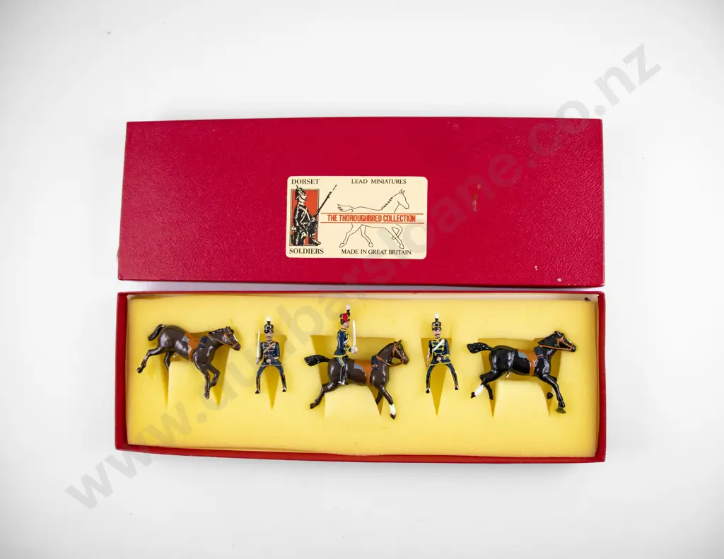 Boxed Dorset Soldiers The Thoroughbred Collection 901a 10th Hussars & 001 The Staff Image 1++