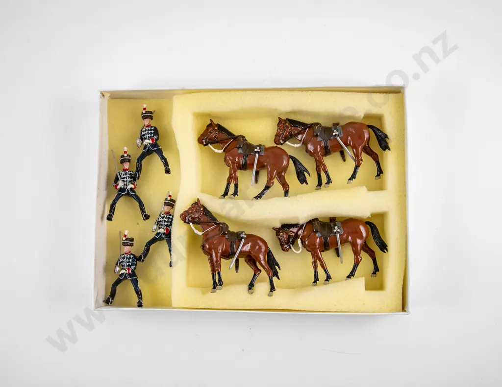 Boxed Unmarked Royal North Devon Yeomanry on Horse Image 1++