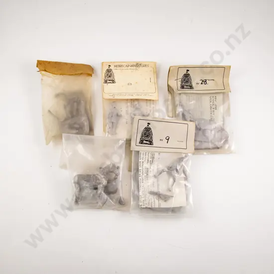 Five White Metal Casting Kits