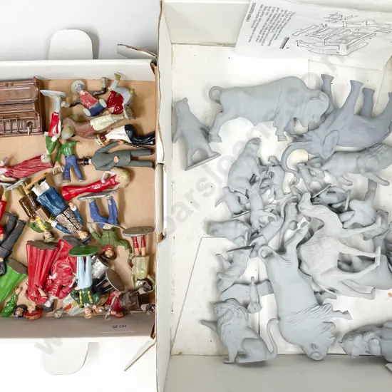 Phoenix Models Development 20 Painted Various Metal Casting Figures Piano & Various
