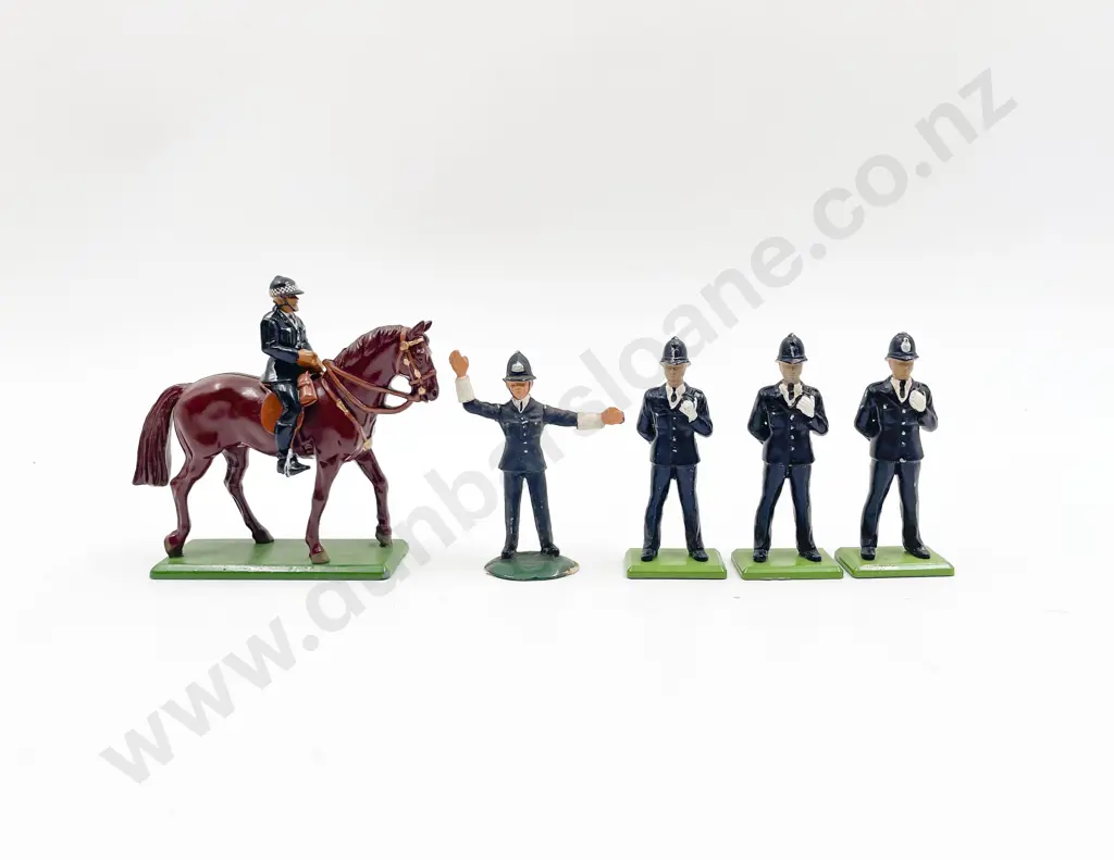 Modern Britains Metal Police Figures and Other (6) Image 1++