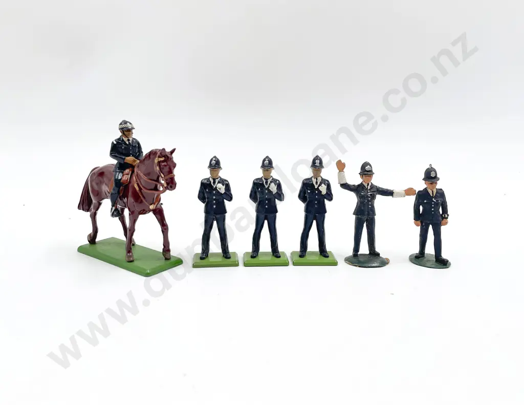 Modern Britains Metal Police Figures and Two Other (7) Image 1++