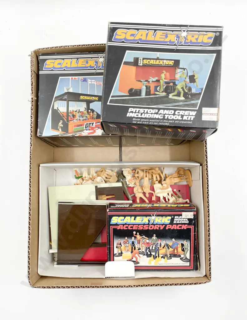 Collection Boxed and Unboxed Scalextric Accessory Packs Image 1++