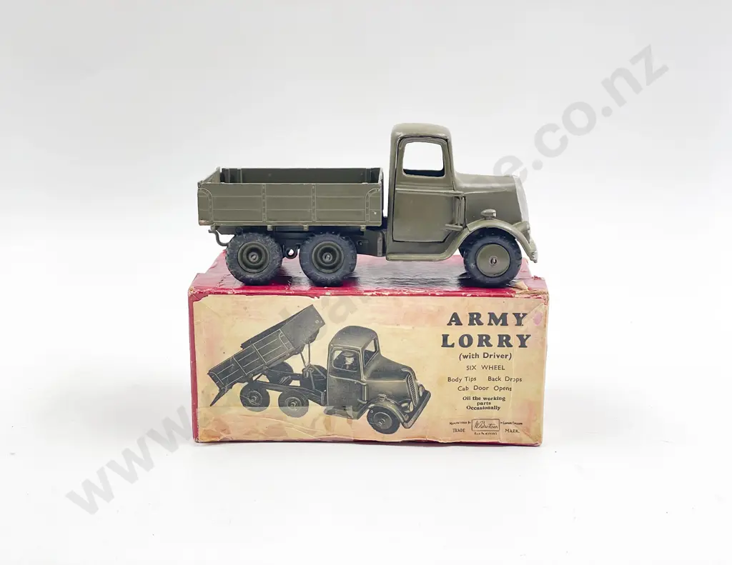 Britains C1956 Boxed No1335 Army Lorry 6 Wheels with driver Image 1++
