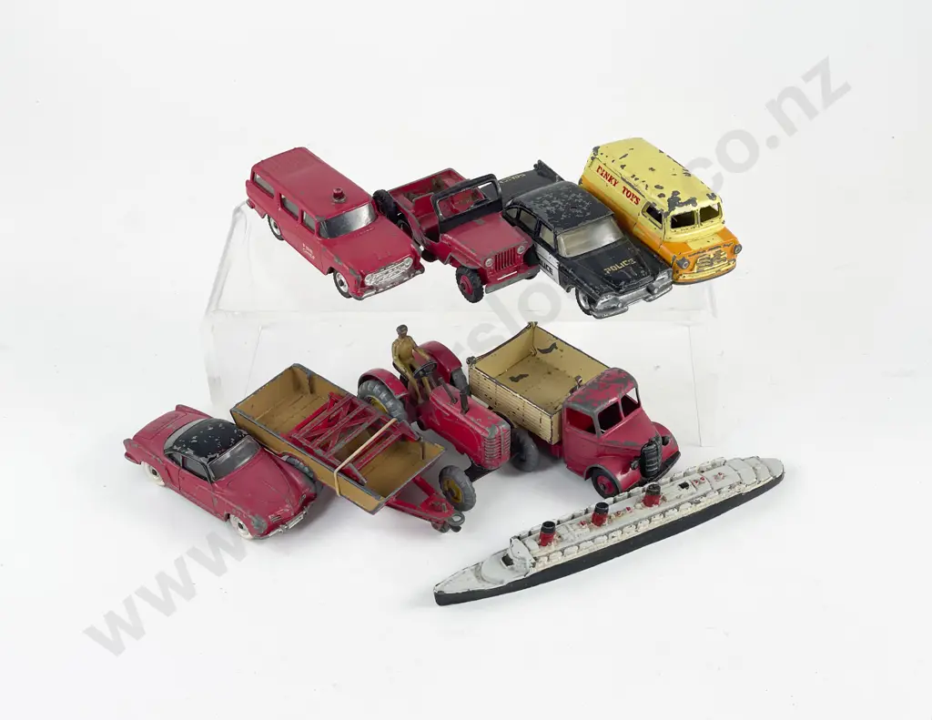 Dinky Nine Assorted Models playworn Image 1++