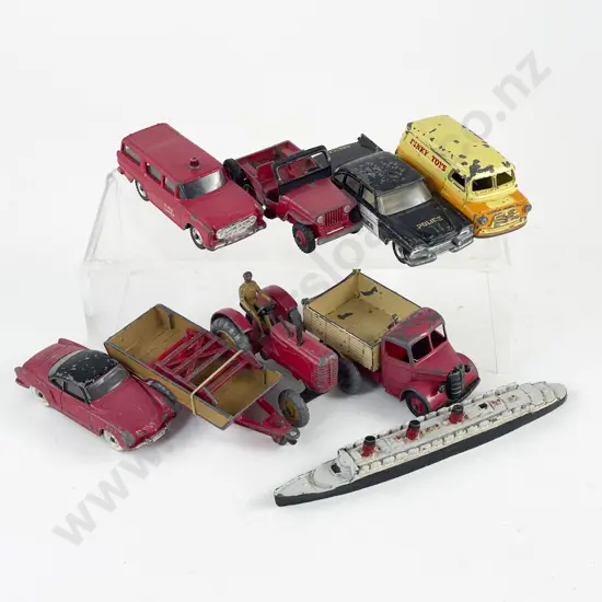 Dinky Nine Assorted Models playworn
