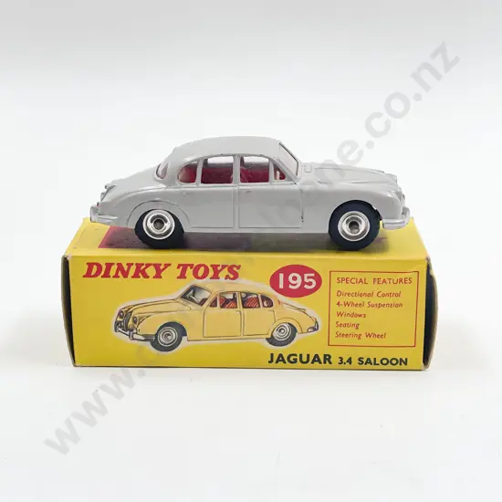 Boxed Dinky 195 Jaguar 3.4 Saloon