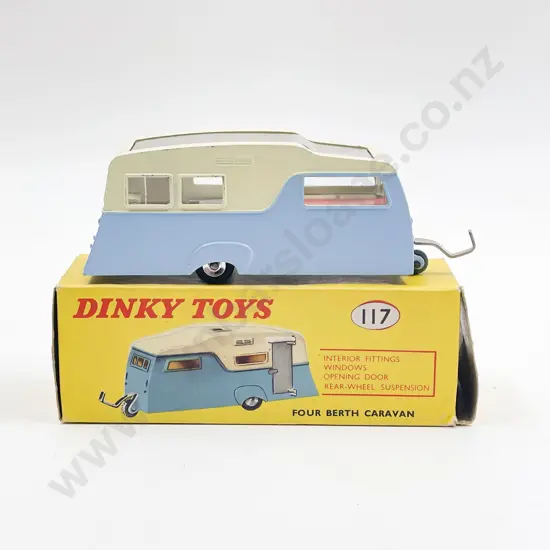 Boxed Dinky 117 Four Berth Caravan