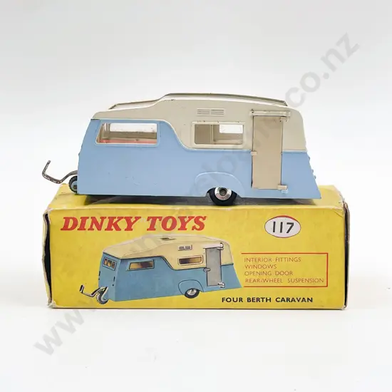 Dinky Boxed 117 Four Berth Caravan