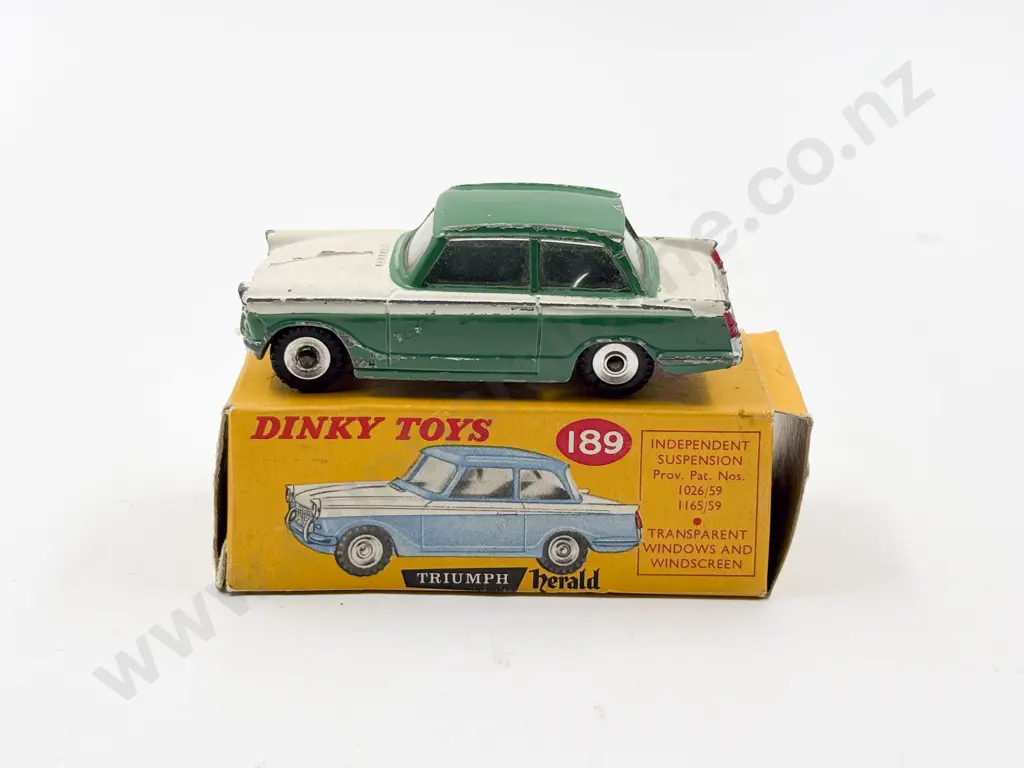 Dinky Boxed 189 Triumph Herald Image 1++