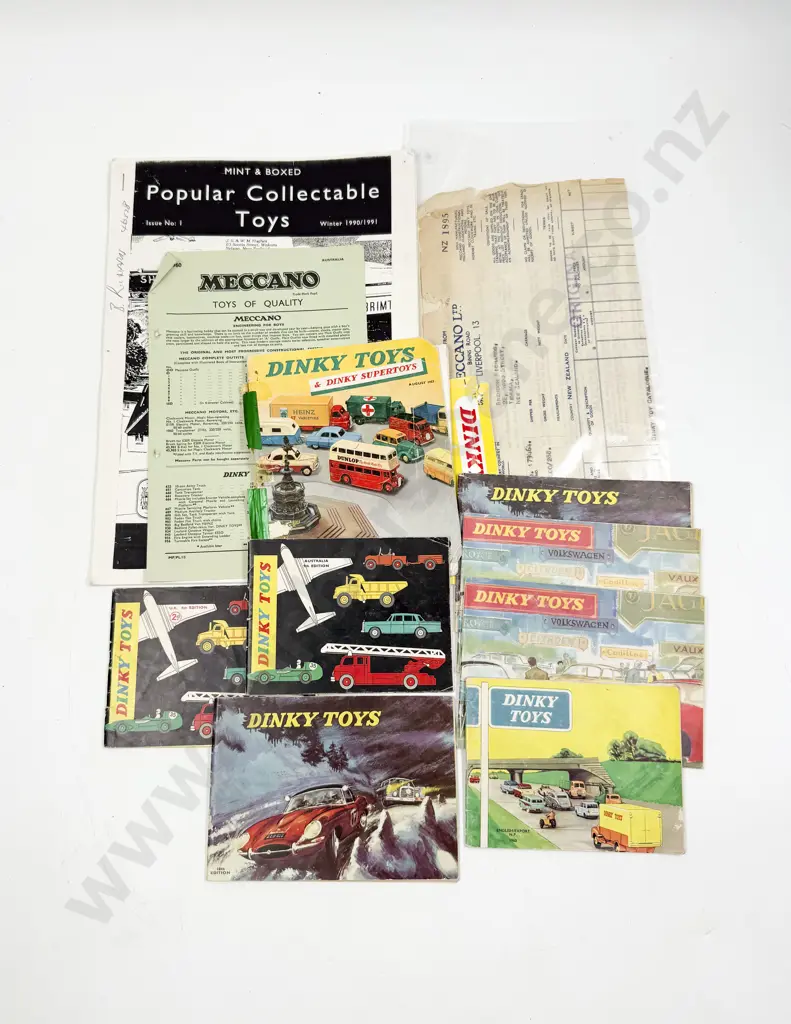 Dinky Toys Eight Pocket Catalogues and Price List Image 1++