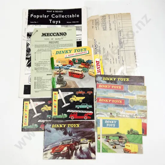 Dinky Toys Eight Pocket Catalogues and Price List