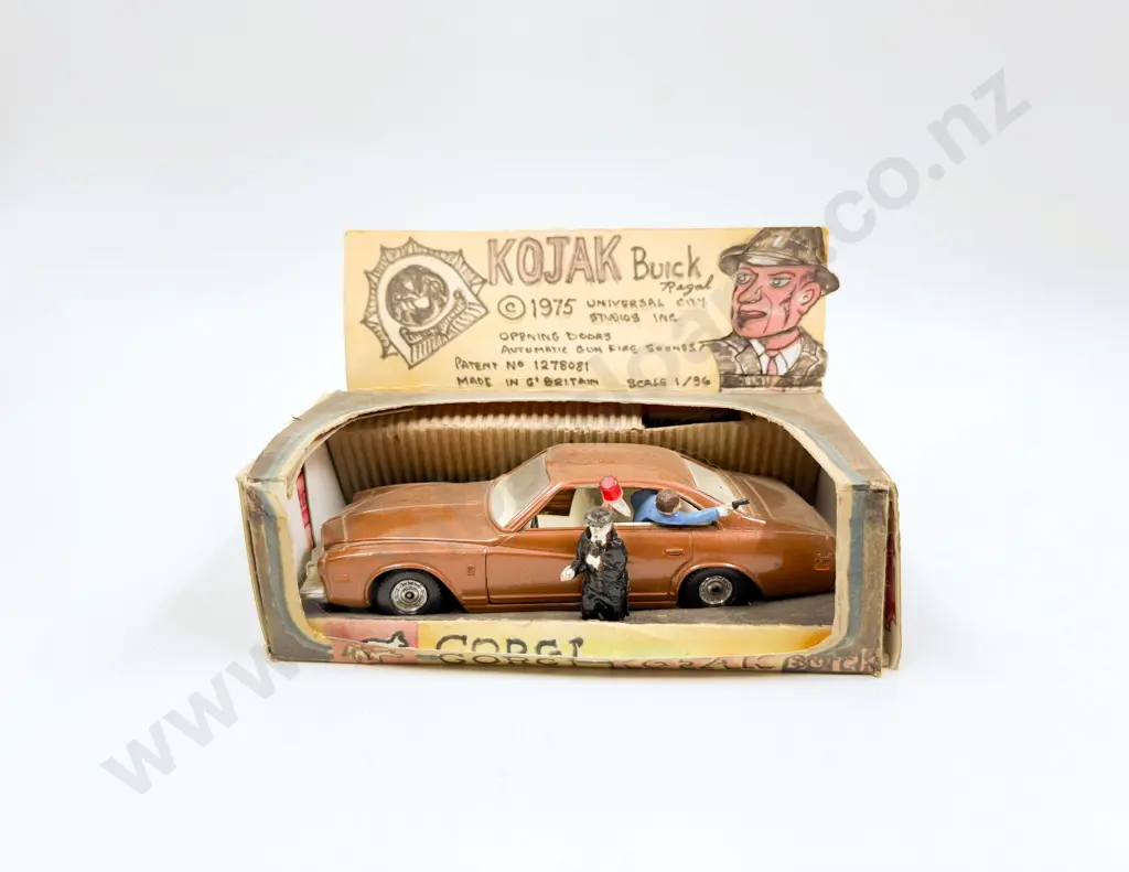 Unboxed Corgi Kojak Buick Regal replacement Kojak figure Image 1++